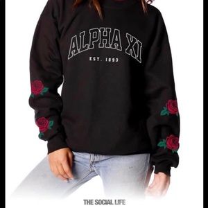 Alpha Phi crewneck & shirt (new in packaging)